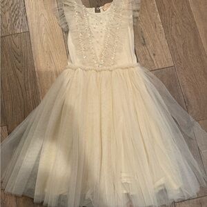 Tutu Du Monde Cream Tulle Dress